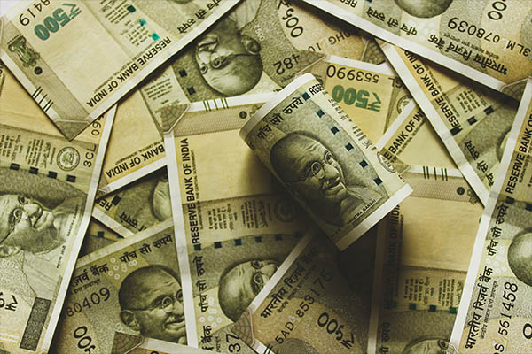 Indian currency illustrating cash management