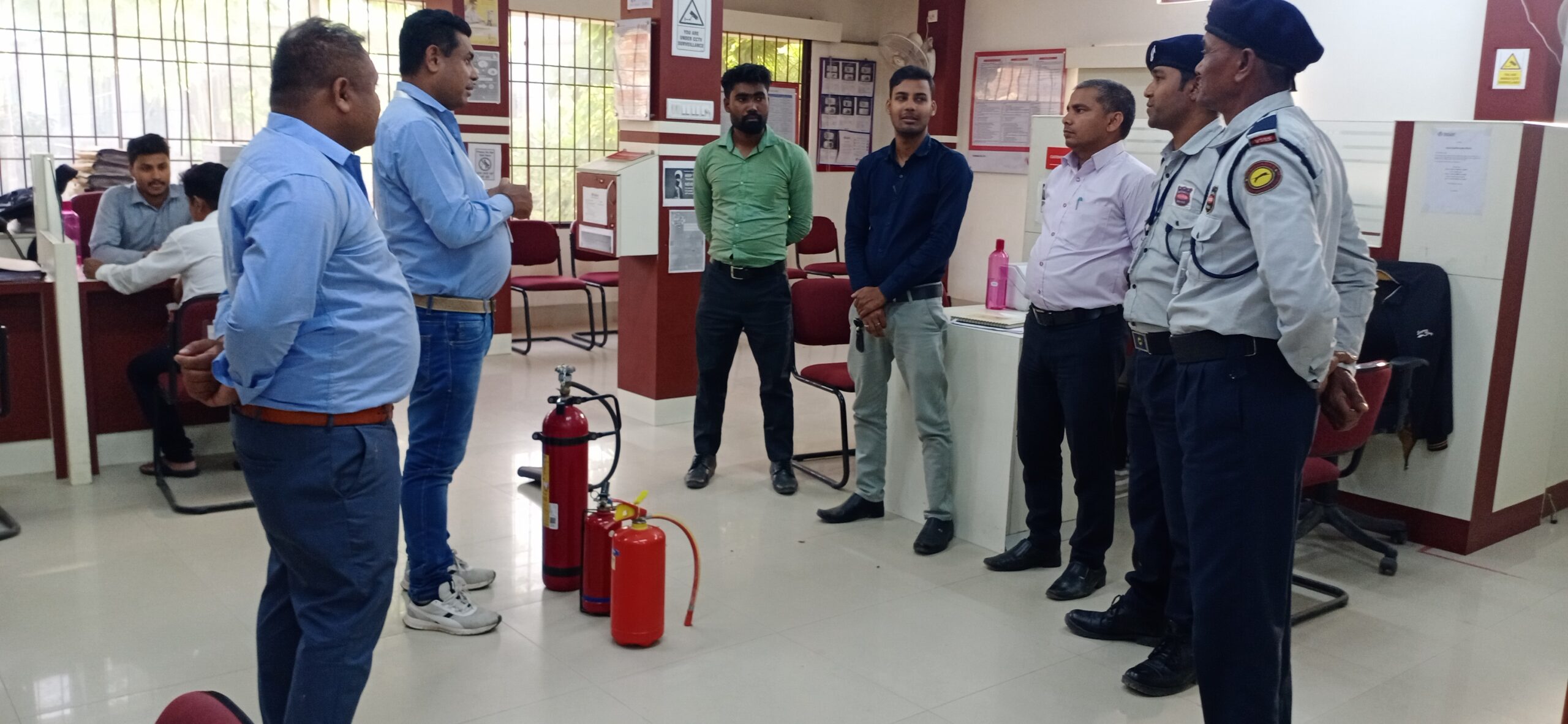 VSPL personnel attending an indoor training session
